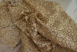 Golden Sequin blouse fabric