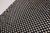 Black Sequin embroidered fabric