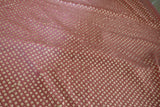 Pink Sequin embroidered fabric