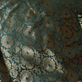 Green Banarasi Brocade fabric