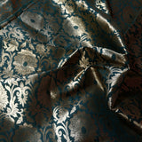 Green Banarasi Brocade fabric