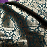 Green Banarasi Brocade fabric