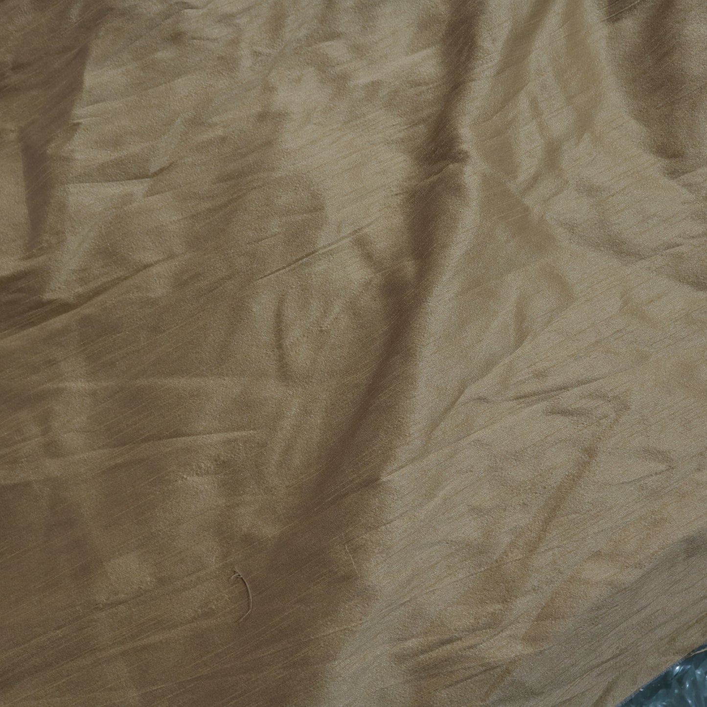 Golden Semi Raw Silk Fabric