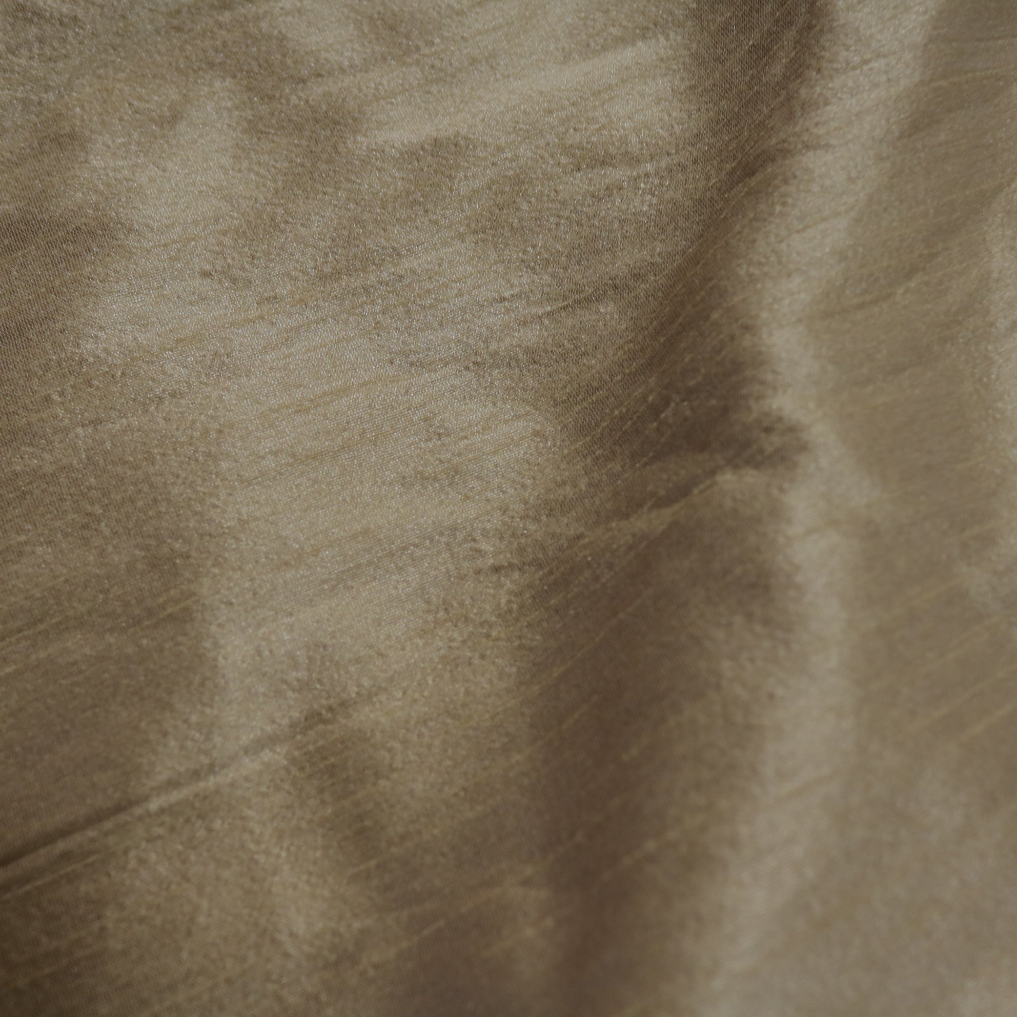 Golden Semi Raw Silk Fabric