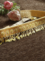 Gold waist belt for women. Fancy Saree belt