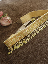 Gold waist belt for women. Fancy Saree belt