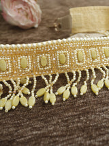 Gold waist belt for women. Fancy Saree belt