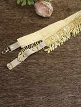 Gold waist belt for women. Fancy Saree belt