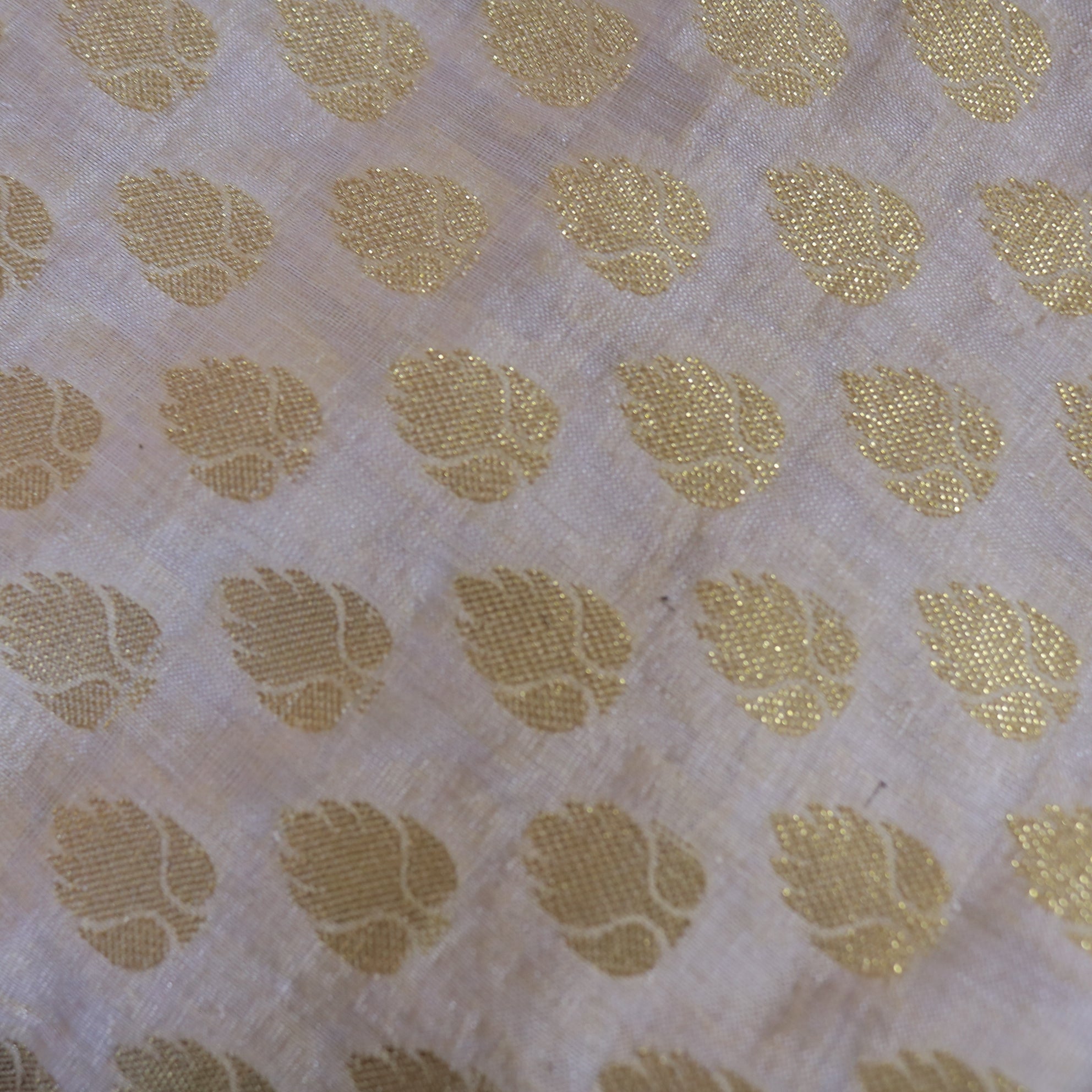 Banarasi Booti on Chanderi fabric for blouse