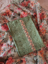 Chanderi with Organza dupatta - Dress material - Neel Creations By Saanvi