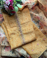 Chanderi with Organza dupatta - Dress material - Neel Creations By Saanvi