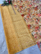 Chanderi with Organza dupatta - Dress material - Neel Creations By Saanvi