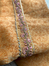 Chanderi with Organza dupatta - Dress material - Neel Creations By Saanvi