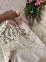 Cutwork Embroidered Designer coord set. - Neel Creations By Saanvi