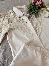 Cutwork Embroidered Designer coord set. - Neel Creations By Saanvi