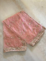 Fancy Net dupatta all over embroidery. - Neel Creations By Saanvi