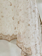 Fancy Net dupatta all over embroidery. - Neel Creations By Saanvi