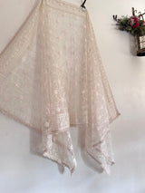 Fancy Thread work Net dupatta - Neel Creations By Saanvi