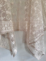 Fancy Thread work Net dupatta - Neel Creations By Saanvi