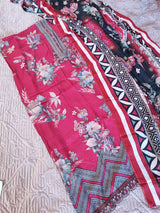Masleen Printed Kurta Dupatta Pakistani style. - Neel Creations By Saanvi