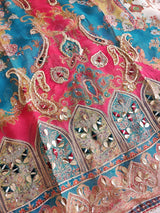 Pakistani Print with embroidery. - Neel Creations By Saanvi