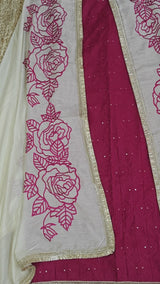 Mul Chanderi Designer Dupatta Dress material