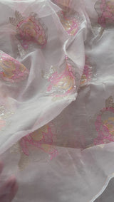 Organza Fabric with sequin work
