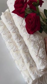 Pure lucknowi Mul handwork chikankari Kurta Dupatta set