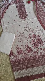 Beautiful Cotton Printed Dress material.