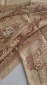 Printed Pashmina Unstitched suit set