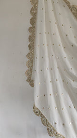 Sheer dupatta Indian Wedding Dupatta long Sheer georgette embroidered scarf Punjabi dress dupattas for festival chunni lehenga stole