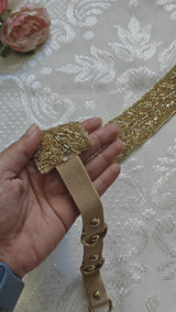 Golden saree belt. Waist belt