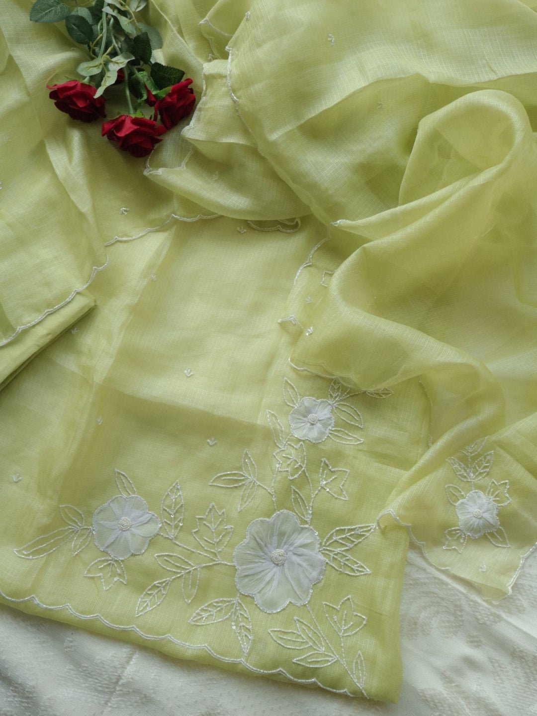 Pure Kotta with handwork embroidery Dress material - Neel Creations By Saanvi