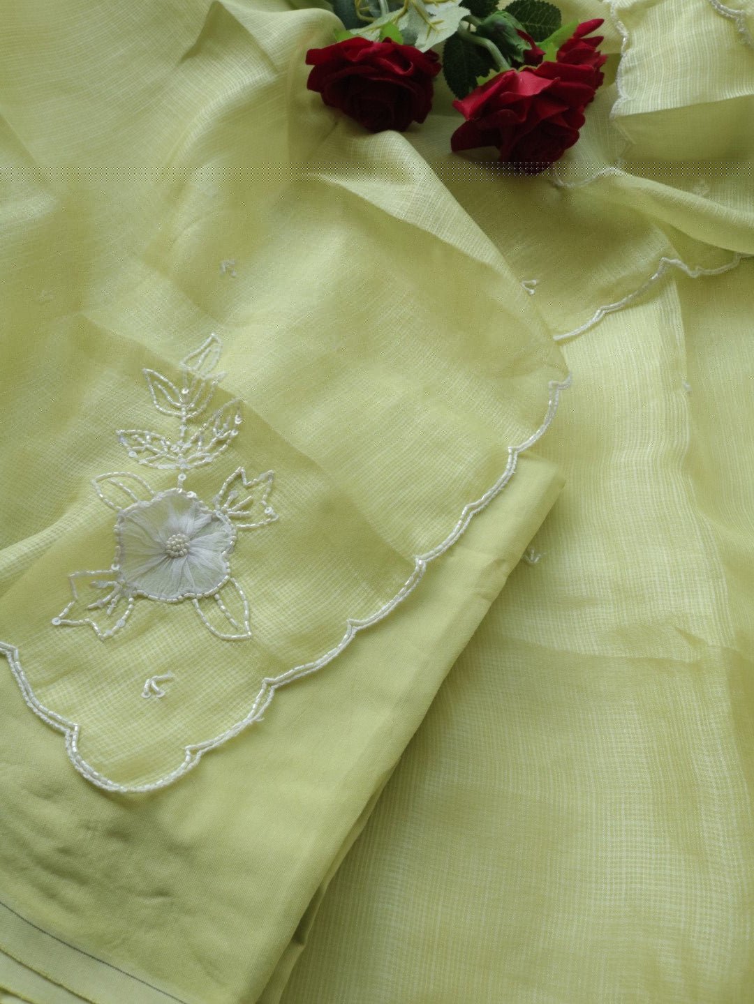 Pure Kotta with handwork embroidery Dress material - Neel Creations By Saanvi