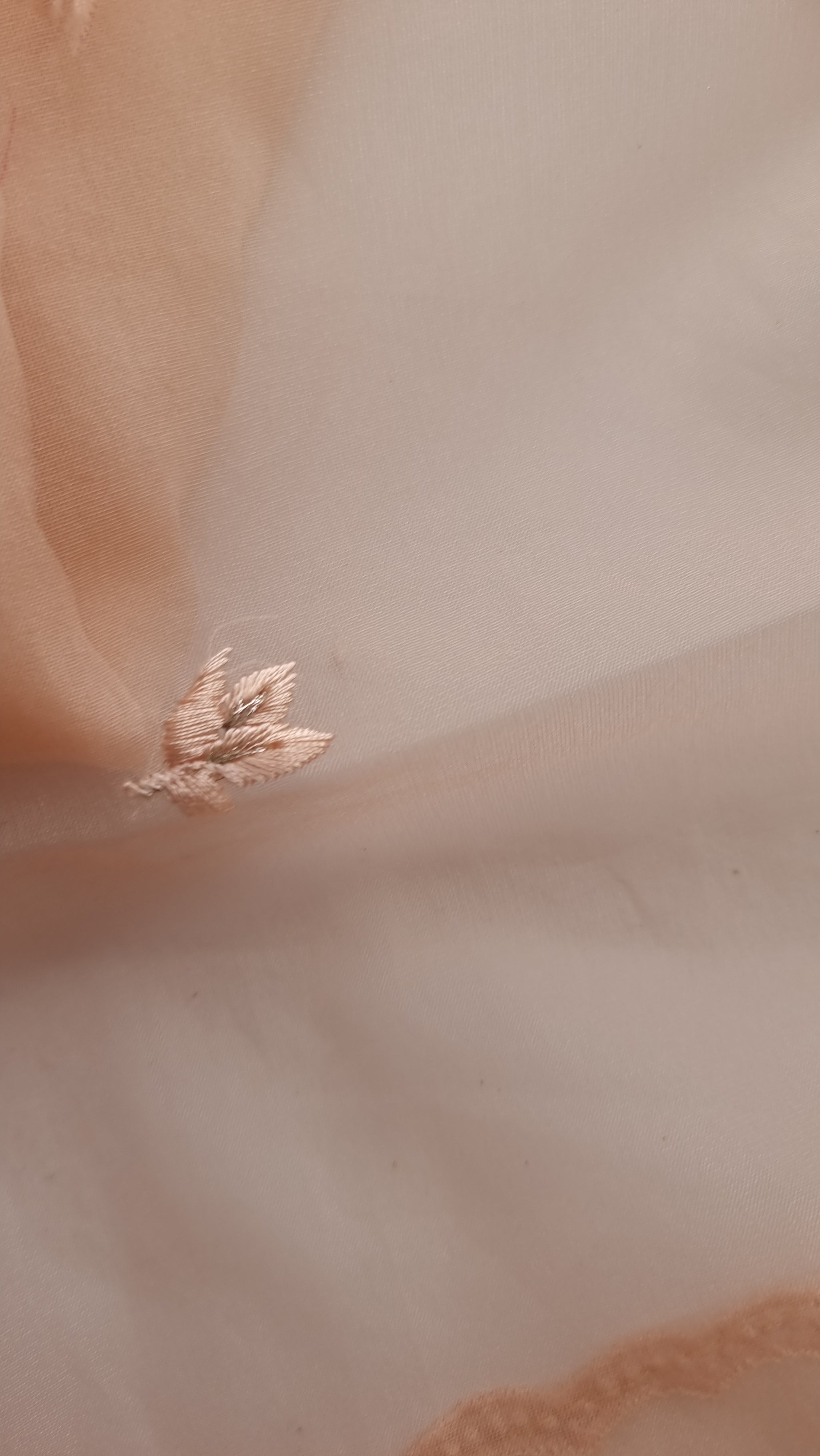 Peach Embroidery Unstitched Suit