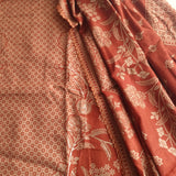 Rust Pashmina Unstitched suit set