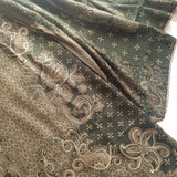 Green Pashmina Unstitched suit set