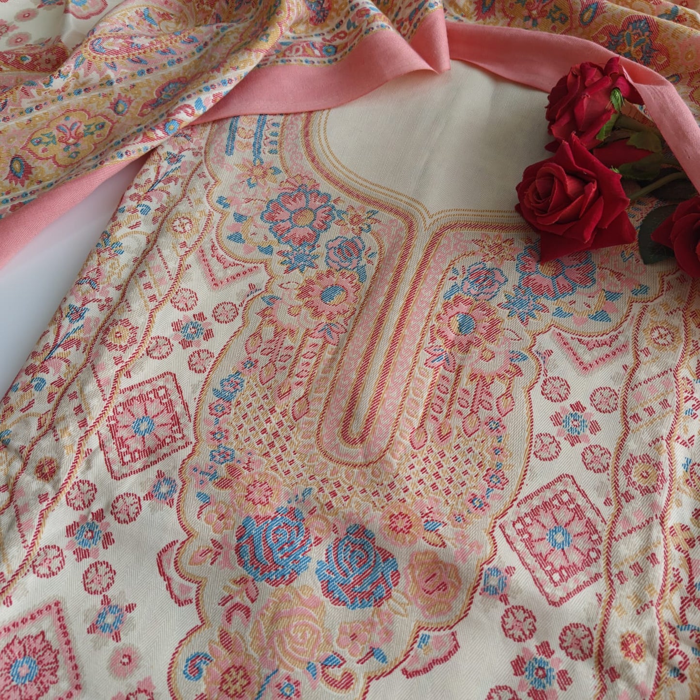 Prinred Pashmina Unstitched suit set