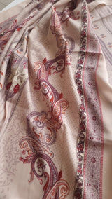 Printed Pashmina Unstitched suit set