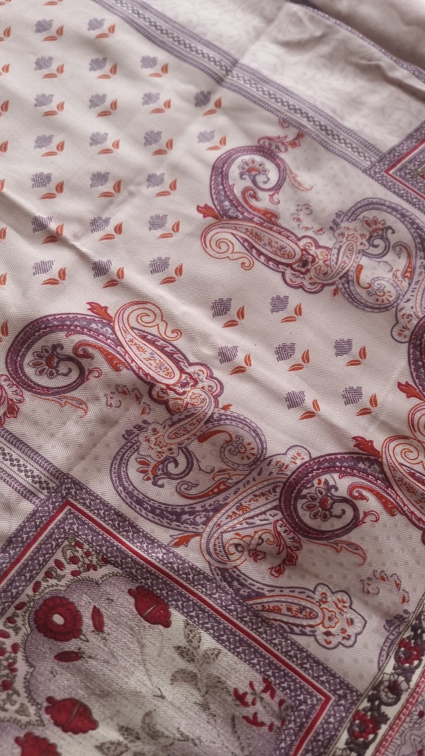 Printed Pashmina Unstitched suit set