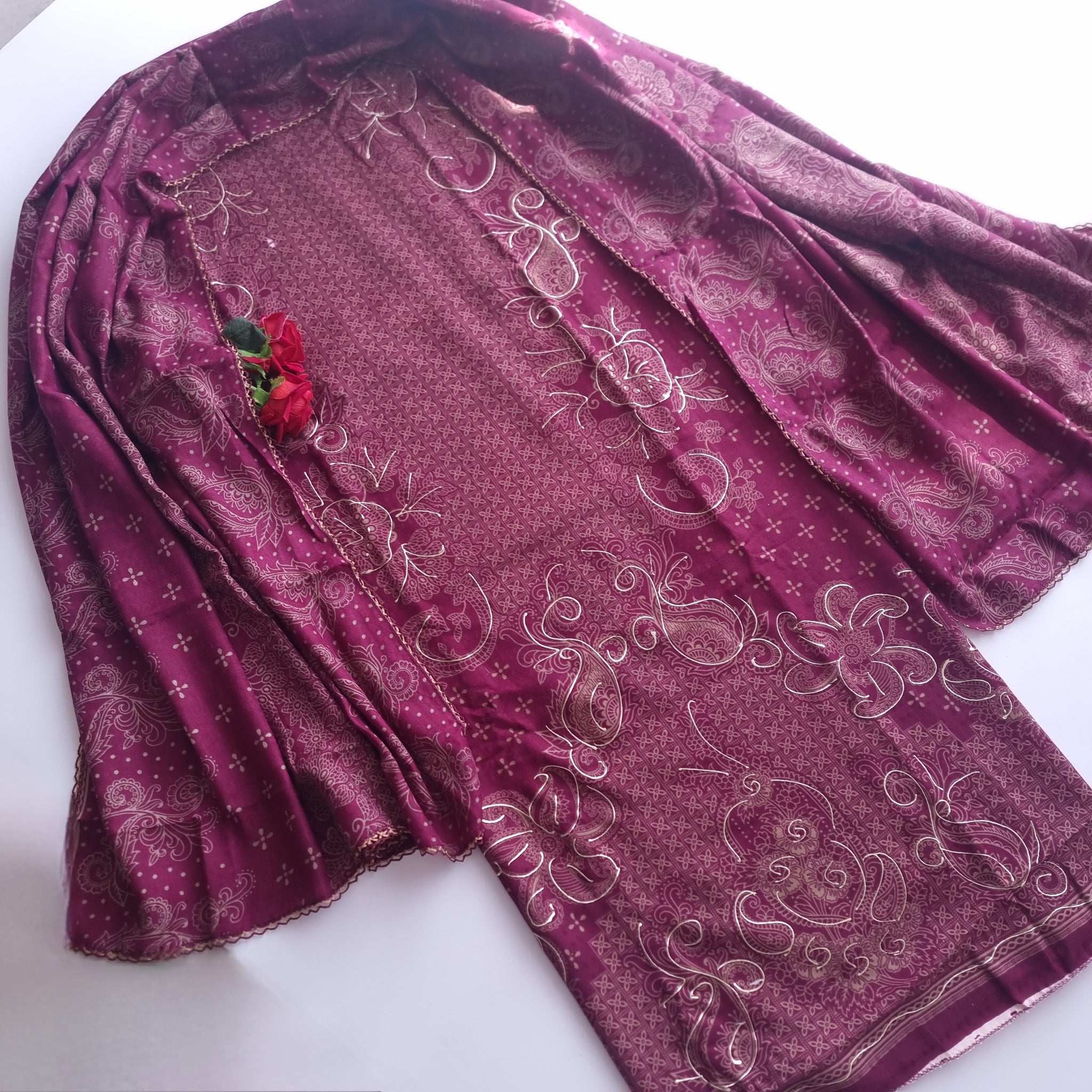 Pashmina Unstitched suit set