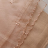 Peach Embroidery Unstitched Suit