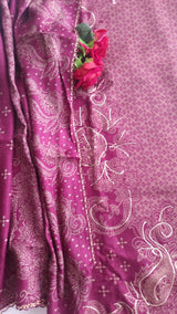 Pashmina Unstitched suit set