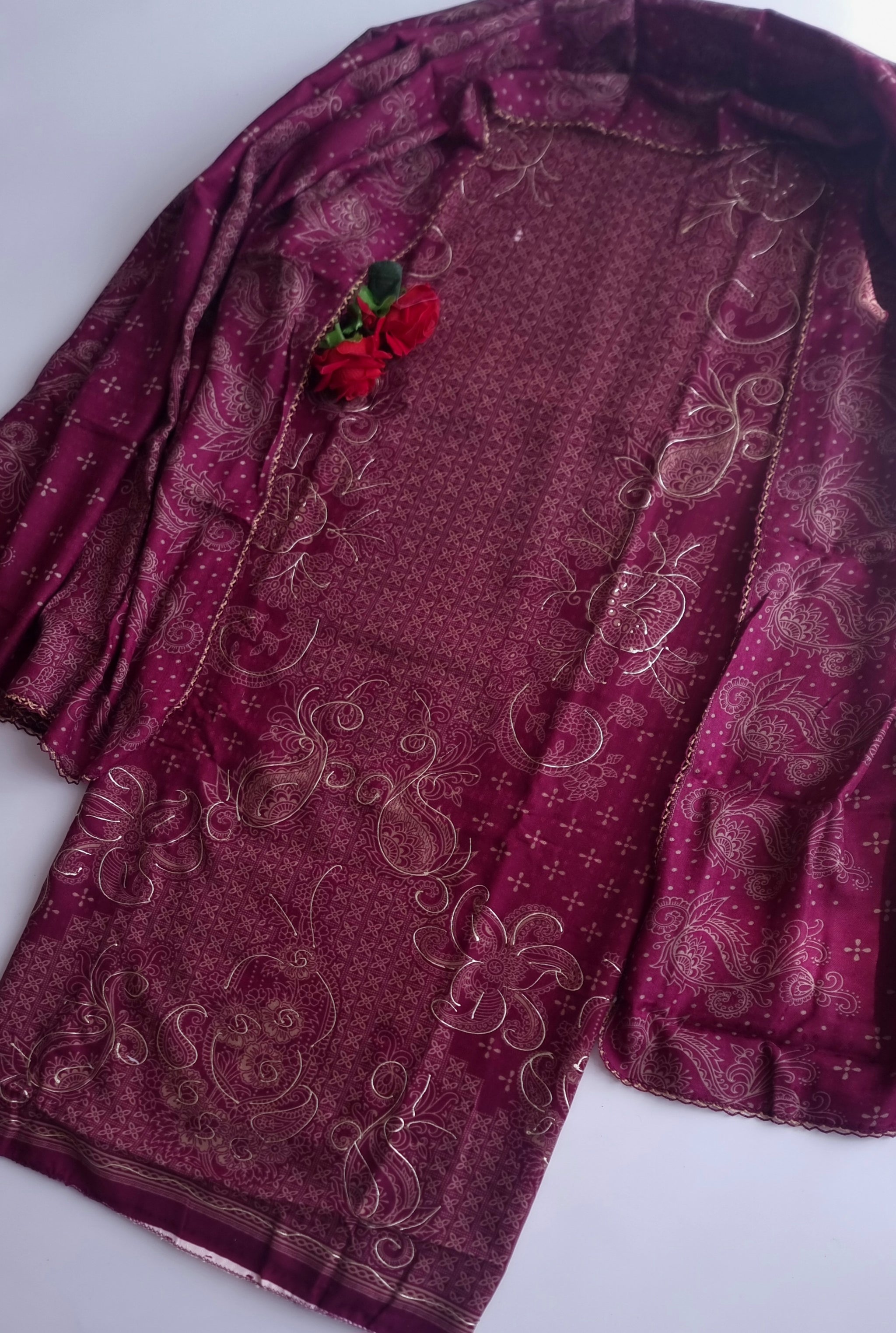 Pashmina Unstitched suit set