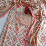 Prinred Pashmina Unstitched suit set