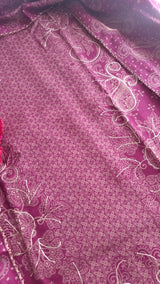 Pashmina Unstitched suit set