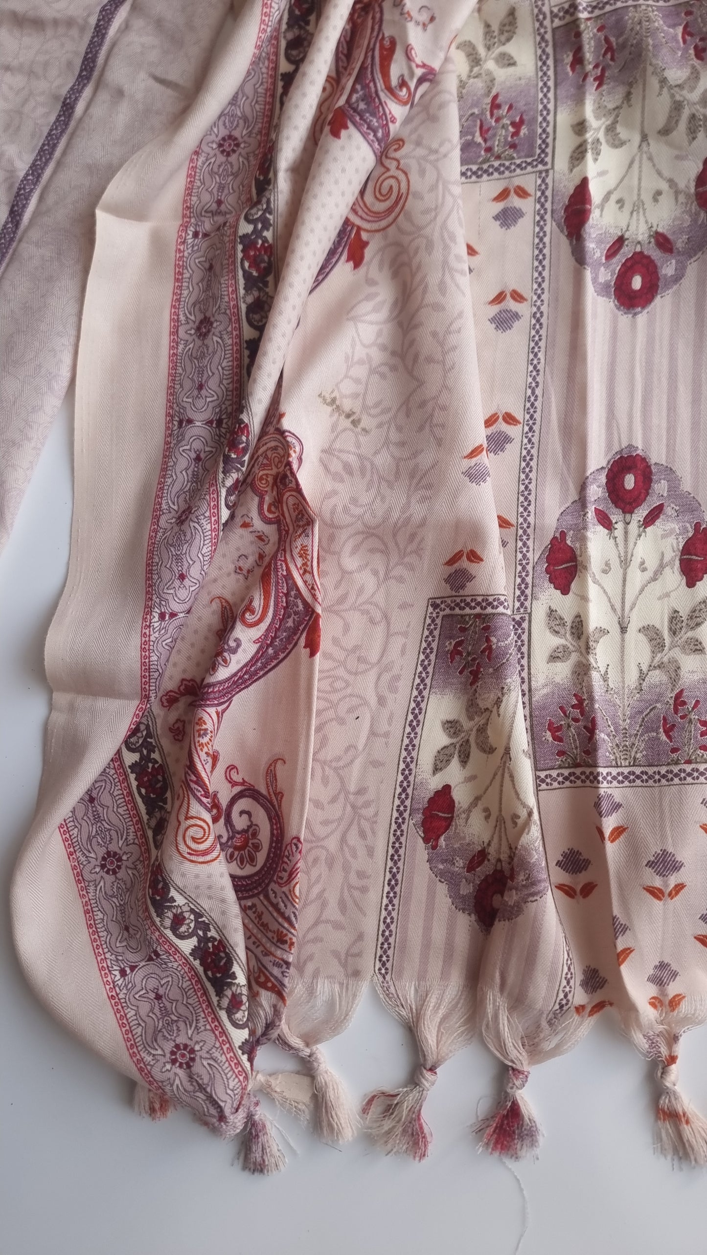 Printed Pashmina Unstitched suit set