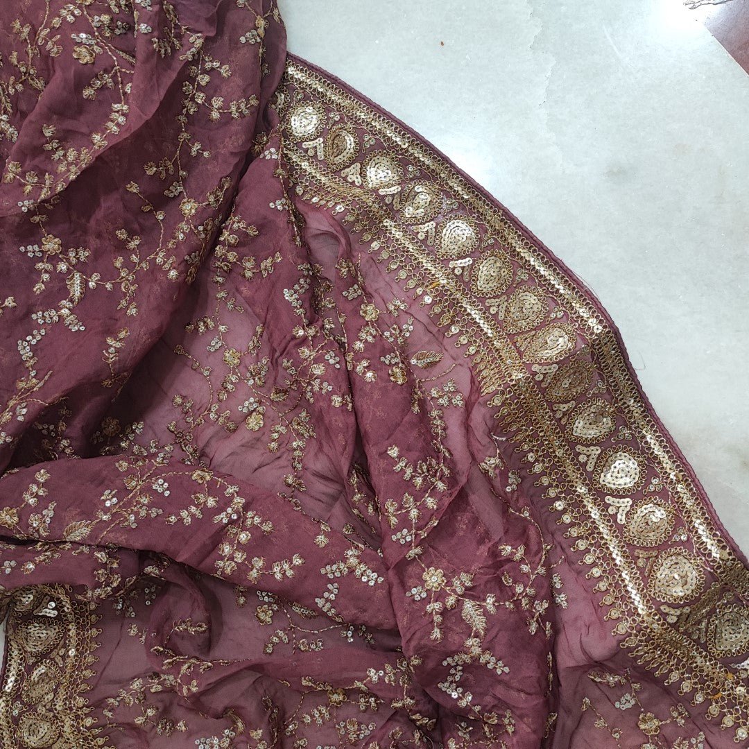 Sabyasachi inspired Dupatta. - Neel Creations By Saanvi