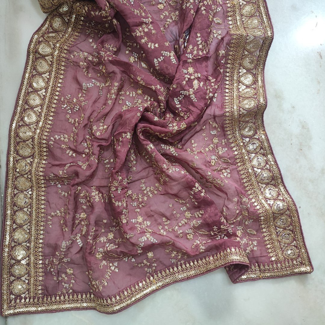 Sabyasachi inspired Dupatta. - Neel Creations By Saanvi