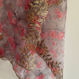 Organza printed dupatta